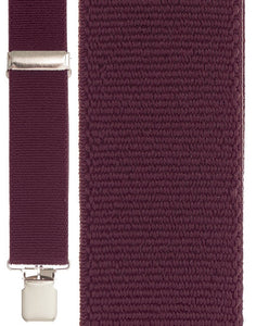 Cardi "Burgundy Terry Casual" Suspenders