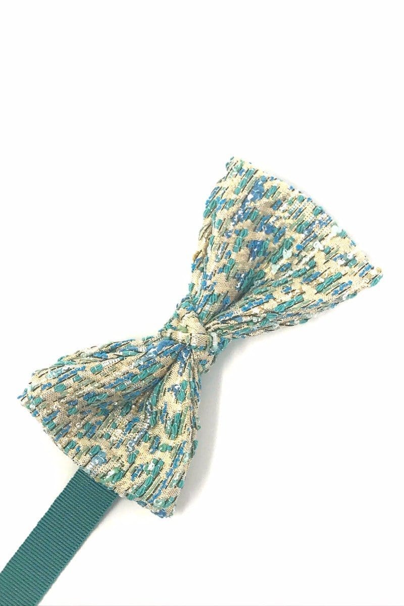 Cardi Teal Laurent Bow Tie