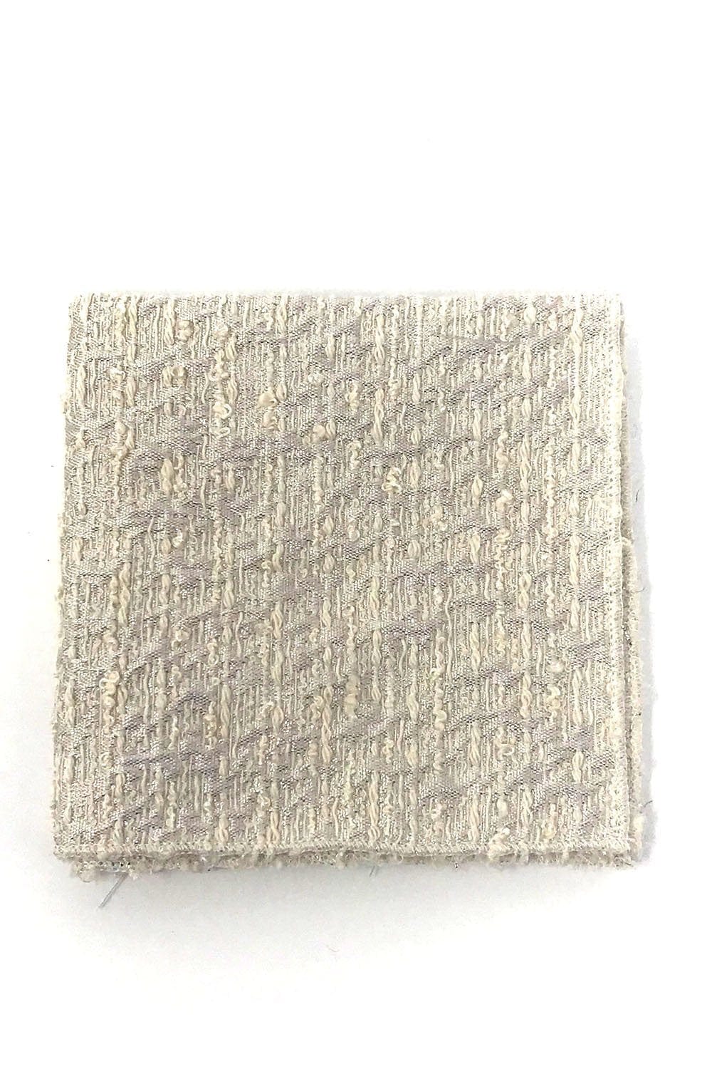 Cardi Winter White Laurent Pocket Square