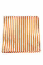 Cardi Orange Newton Stripe Pocket Square