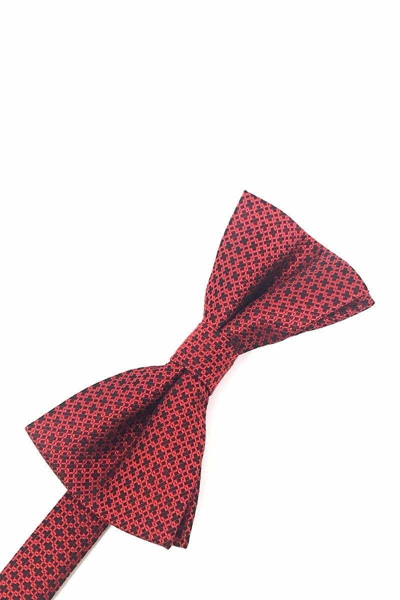 Cardi Pre-Tied Red Regal Kids Bow Tie