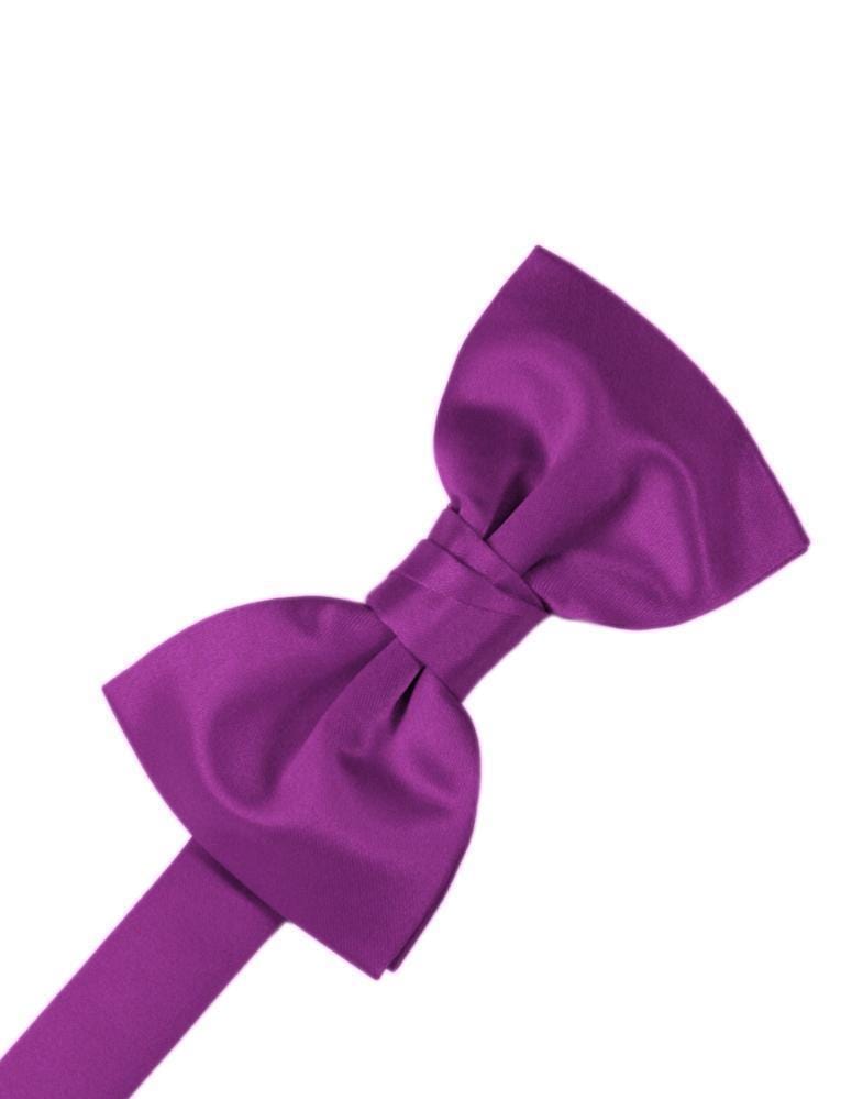 Cardi Pre-Tied Cassis Luxury Satin Kids Bow Tie