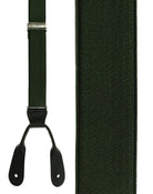 Cardi "French Satin" Hunter Green Suspenders