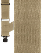 Cardi "Khaki Side Clip Wide" Suspenders