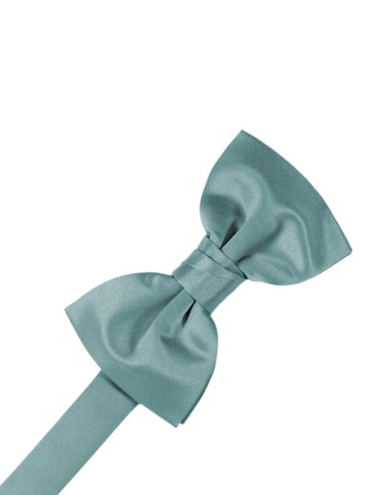 Cardi Pre-Tied Mist Luxury Satin Kids Bow Tie