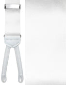 Cardi "Modena" White Suspenders