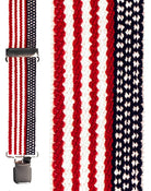 Cardi "Patriotic USA Terry Stripe" Suspenders