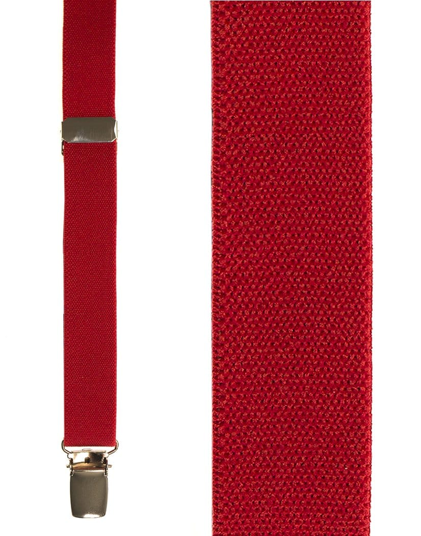 Cardi "Kids Red Oxford" Suspenders