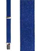 Cardi "Royal Blue Broadway Glitter" Suspenders