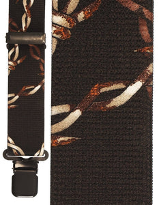 Cardi "Rusty Barbed Wire" Suspenders