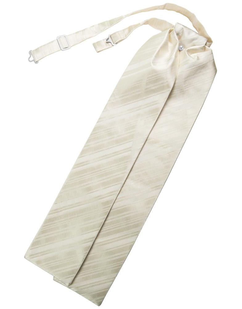 Cardi Ivory Striped Satin Ascot