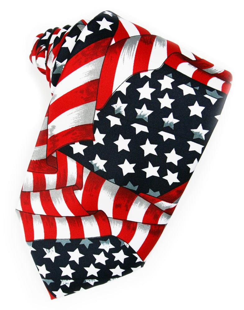 Cardi Waving Flags Necktie